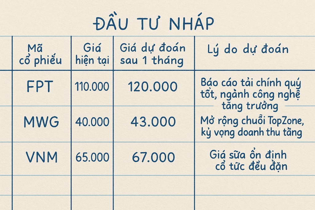 đầu tư nháp đầu tư nháp